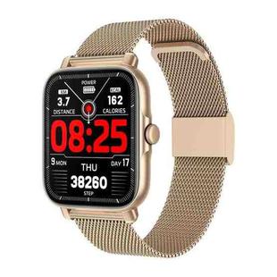GT30 1.69 inch TFT Screen Smart Watch, Steel Bnad IP67 Waterproof Support Bluetooth Call / Multiple Sports Modes(Gold)