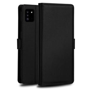 For Galaxy A91 / S10 Lite DZGOGO MILO Series TPU + PU Horizontal Flip Leather Case with Holder & Card Slot & Wallet(Black)