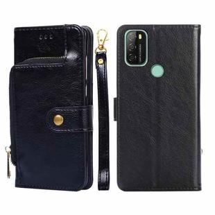 For Blackview A70 Zipper Bag Leather Phone Case(Black)
