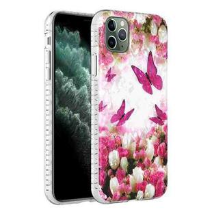 For iPhone 11 Pro 2.0mm Airbag Shockproof TPU Phone Case(Dancing Butterflies)