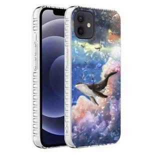 For iPhone 12 / 12 Pro 2.0mm Airbag Shockproof TPU Phone Case(Whale)