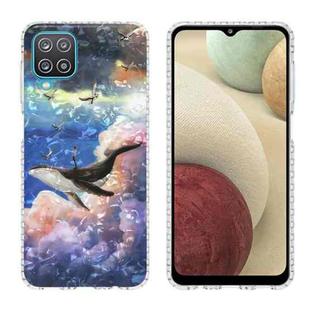 For Samsung Galaxy A12 5G / M12 / F12 2.0mm Airbag Shockproof TPU Phone Case(Whale)