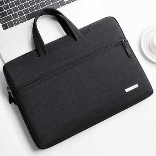 Handbag Laptop Bag Inner Bag, Size:12 inch(Black)