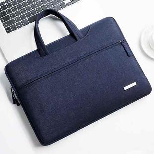Handbag Laptop Bag Inner Bag, Size:16.1 inch(Dark Blue)