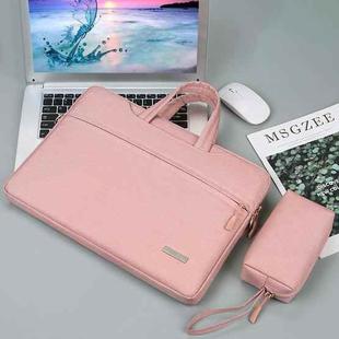 Handbag Laptop Bag Inner Bag with Power Bag, Size:13.3 inch(Pink)