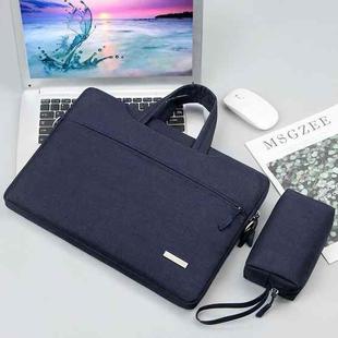 Handbag Laptop Bag Inner Bag with Power Bag, Size:16.1 inch(Dark Blue)
