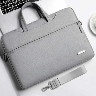Handbag Laptop Bag Inner Bag with Shoulder Strap, Size:12 inch(Grey)