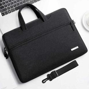 Handbag Laptop Bag Inner Bag with Shoulder Strap, Size:12 inch(Black)