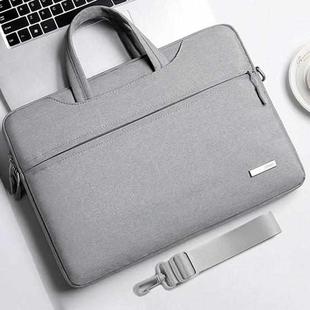 Handbag Laptop Bag Inner Bag with Shoulder Strap, Size:15 inch(Grey)