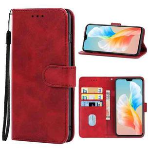 For vivo S10 Leather Phone Case(Red)