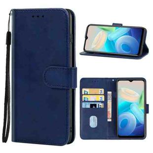 For vivo Y32 Leather Phone Case(Blue)
