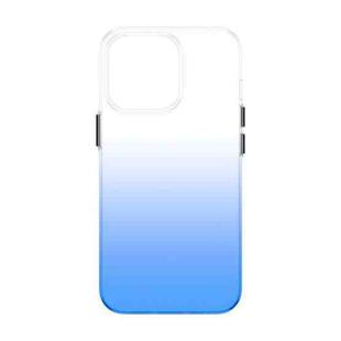 For iPhone 14 Pro Max PC Symphony Gradient Phone Case (Blue)