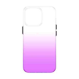 For iPhone 14 Pro Max PC Symphony Gradient Phone Case (Purple)