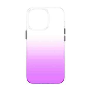 For iPhone 14 Pro PC Symphony Gradient Phone Case(Purple)