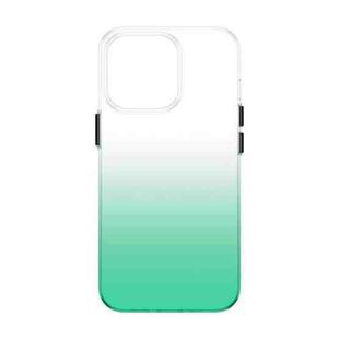 For iPhone 12 Pro PC Symphony Gradient Phone Case(Green)