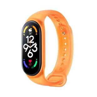 For Xiaomi Mi Band 7 Original Xiaomi Silicone Watch Band(Fluorescent Orange)
