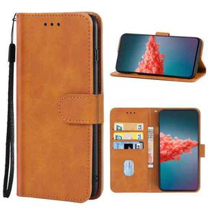 For ZTE Axon 20 5G Leather Phone Case(Brown)