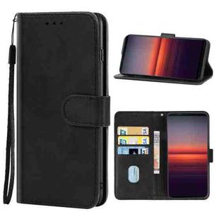 For Sony Xperia 5 II Leather Phone Case(Black)