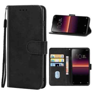 For Sony Xperia L4 Leather Phone Case(Black)