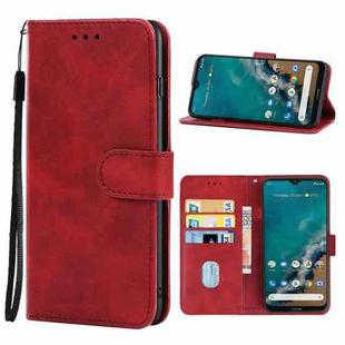 For Nokia G50 Leather Phone Case(Red)