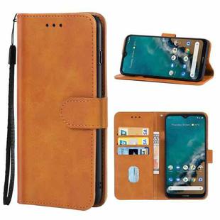 For Nokia G50 Leather Phone Case(Brown)