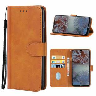 For Nokia G10 Leather Phone Case(Brown)