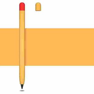 Contrasting Color Series Liquid Silicone Protective Case For Honor Magic Pencil 2(Orange)