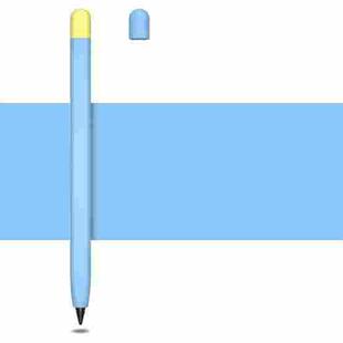Contrasting Color Series Liquid Silicone Protective Case For Honor Magic Pencil 2(Sky Blue)