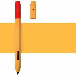 Contrasting Color Series Liquid Silicone Protective Case For MicroSoft Surface Pen(Orange)