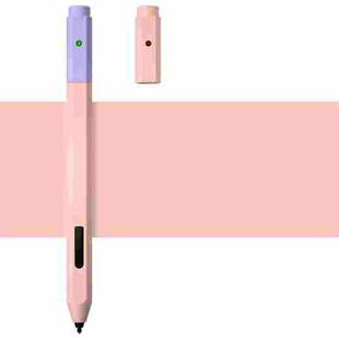 Contrasting Color Series Liquid Silicone Protective Case For MicroSoft Surface Pen(Pink)