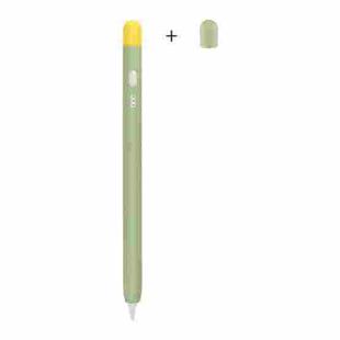 Contrasting Color Series Silicone Protective Pen Case For Yibosi 6(Matcha Green)