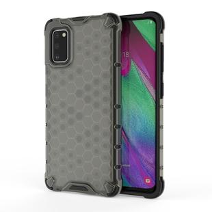 For Galaxy A41 Shockproof Honeycomb PC + TPU Protective Case(Black)