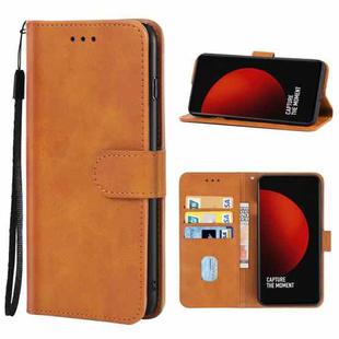 For Xiaomi 12S Ultra Leather Phone Case(Brown)