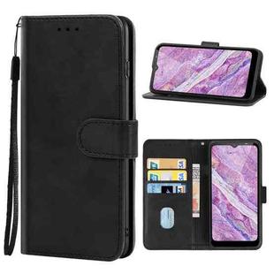 For Nokia C10 Leather Phone Case(Black)