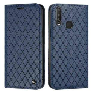 For vivo Y12 / Y15 / Y17 / Y11 S11 RFID Diamond Lattice Flip Leather Phone Case(Blue)