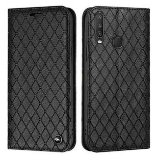 For vivo Y12 / Y15 / Y17 / Y11 S11 RFID Diamond Lattice Flip Leather Phone Case(Black)