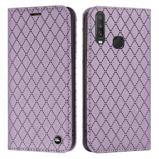 For vivo Y12 / Y15 / Y17 / Y11 S11 RFID Diamond Lattice Flip Leather Phone Case(Purple)