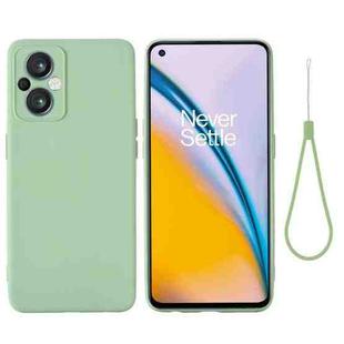 For OPPO A96 5G/Reno7 Z 5G Global/ Reno7 Lite 5G/F21 Pro 5G Global/Reno8 Lite 5G Global Pure Color Liquid Silicone Shockproof Full Coverage Phone Case(Green)