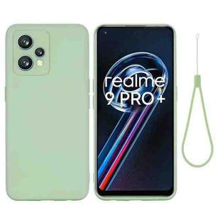 For OPPO Realme 9 4G Global/Realme Narzo 50 Pro 5G Global Pure Color Liquid Silicone Shockproof Full Coverage Phone Case(Green)