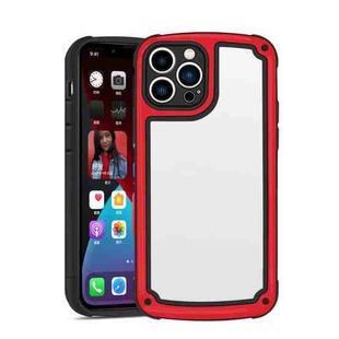 For iPhone 14 Plus Airbag Shockproof Hybrid Phone Case (Red)