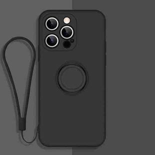 For iPhone 14 Pro All-inclusive Liquid Silicone Phone Protective Case(Black)