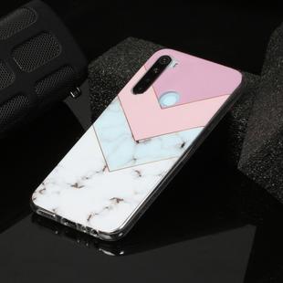 For Xiaomi Redmi Note 8 Marble Pattern Soft TPU Protective Case(Tricolor)