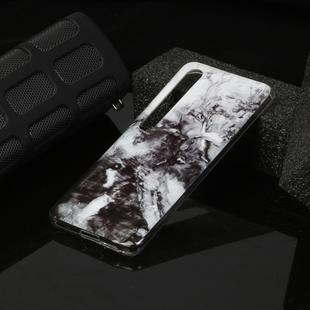 For Xiaomi Mi 10 Marble Pattern Soft TPU Protective Case(Black White)