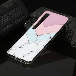 For Xiaomi Mi 10 Marble Pattern Soft TPU Protective Case(Tricolor)