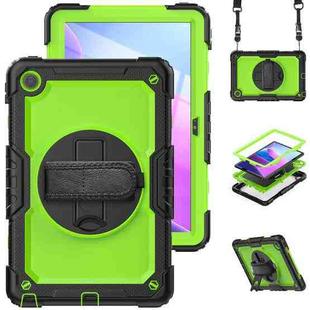 For Lenovo Tab M10 Plus 10.6 3rd Gen 2022 Silicone + PC Tablet Case(Yellow Green + Black)