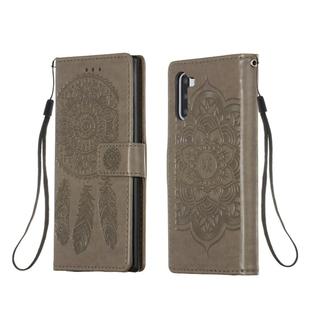 For Galaxy Note 10 Dream Catcher Printing Horizontal Flip Leather Case with Holder & Card Slots & Wallet & Lanyard(Rose Gold)