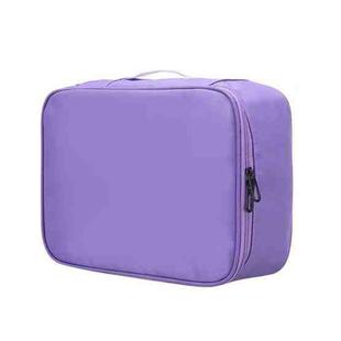 Multifunctional Thickened Large-capacity Document Storage Bag, Specification:Single Layer(Purple)