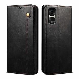 For Honor 70 Pro / 70 Pro+ Oil Wax Crazy Horse Texture Leather Phone Case(Black)