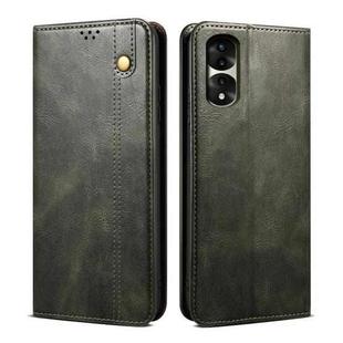 For Honor 70 Pro / 70 Pro+ Oil Wax Crazy Horse Texture Leather Phone Case(Green)