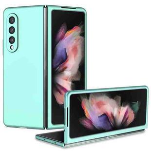 For Samsung Galaxy Z Fold4 Armor Foldable Phone Case(Sky Blue)